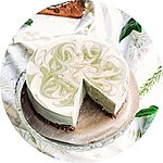 Cheesecake vegan au matcha